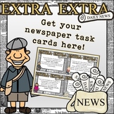 Newspaper Task Cards FREE