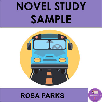 Preview of Freebie Novel Study:  Rosa Parks