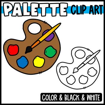 clipart artist pallet