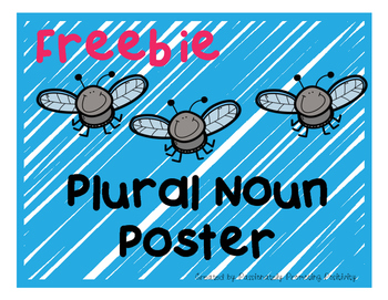 Preview of Freebie - Plural Noun Poster