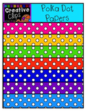 Freebie! Polka Dot Papers {Creative Clips Digital Clipart}