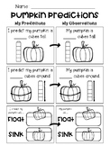 Free Pumpkin Predictions Worksheet | Fall Measurement | Si