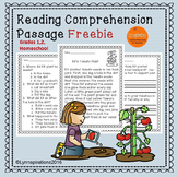 Freebie Reading Comprehension Passages Grades 1-2