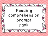 ~Freebie!~ Reading comprehension prompt pack  - 32 questio