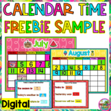 Build a Digital Calendar Time with Holidays Freebie Sample