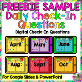 Freebie Sample Daily Digital Check-in Questions