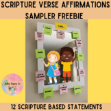 Freebie Sampler of Scripture Based Affirmations, I am Statements