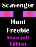 Freebie! Scavenger Hunt Lists: Minecraft Edition