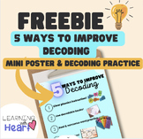 Freebie! Science of Reading:  5 Ways to Improve Decoding- 