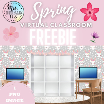 Preview of Freebie Spring Virtual Classroom for Bitmoji™ and Google Slides™