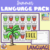 Freebie! Summer Language Pack