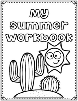 Preview of Freebie Summer Packet: NO PREP (Kindergarten) Distant Learning