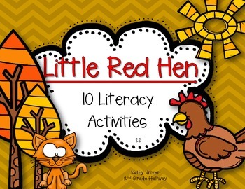 Preview of Freebie Texas Treasures First Grade 2.2 Little Red Hen {10 Literacy Activities}