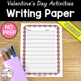 Free Valentine's Day Writing Paper
