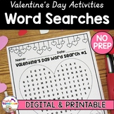 Freebie - Valentine's Day Word Searches