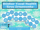 Voice Speech Therapy Vocal Health Snowflake Ornaments Freebie