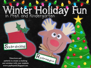 Preview of Freebie! Winter Crafts for PreK and K