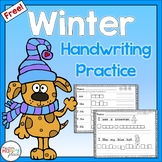 {Freebie!} Winter Handwriting and Sight Words Practice