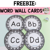 FREE: Word Wall Alphabet Letters