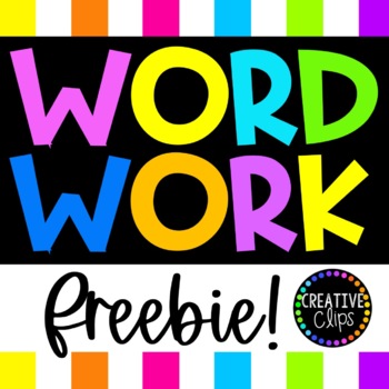 Preview of Freebie {Word Work Activities}