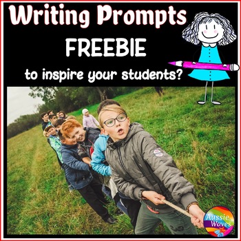 Freebie Writing Prompts Using Images and Reading Skills by Aussie Waves