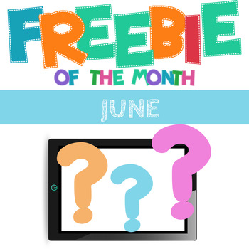 Preview of Freebie of the Month - June