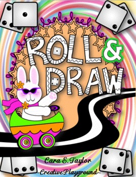 Preview of Freebie~Easter Bunny Roll, Draw and Write