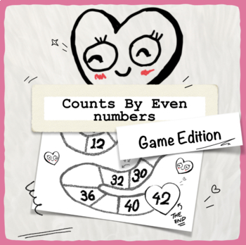 Preview of Freebies for counts by Even numbers(free fun ways to learn Math) Game editions