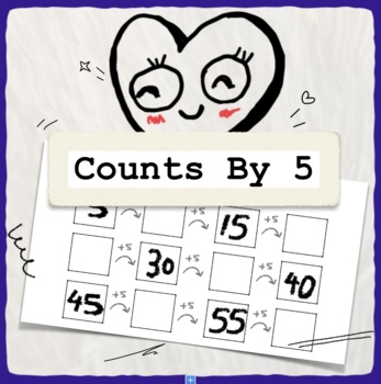 Preview of Freebies for counts by five 5 (free fun ways to learn Math & numbers)