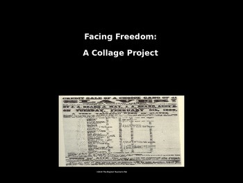 Preview of Freedom Collage PowerPoint Project