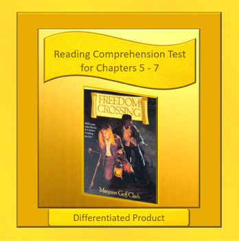 Preview of Freedom Crossing Reading Comprehension Test Chapters 5 - 7