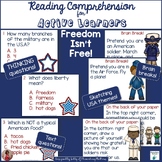 Freedom Isn't Free  Learning About the USA Reading Compreh
