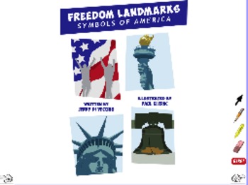 Preview of Freedom Landmarks - ActivInspire Flipchart