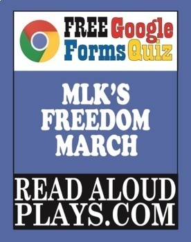 Preview of Freedom March Comprehension Quiz FREE Google Forms