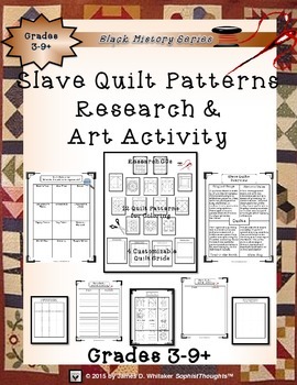 Preview of Freedom Quilt Pattern Research and Art Activity