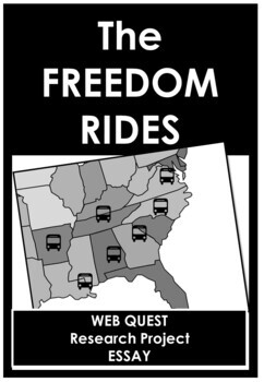 Preview of Freedom Rides - No Prep - Research/Webquest & Essay