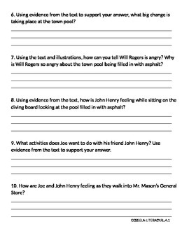 freedom summer 4th grade common core worksheets by laura turnbow
