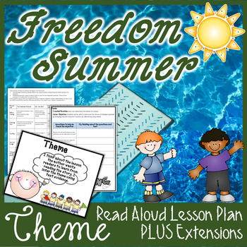 Freedom Summer Lesson Plan And Book Companion Distance Learning