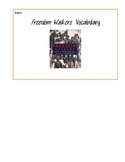 Freedom Walkers Vocabulary Book