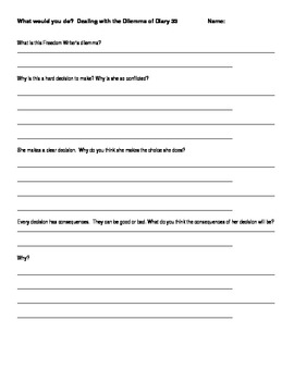 freedom writers essay questions