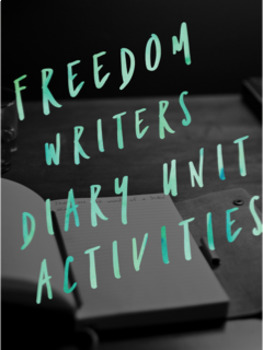 Preview of Freedom Writers Diary Unit Activities