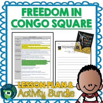 Preview of Freedom in Congo Square by Carole Boston Weatherford Lesson Plan & Activities