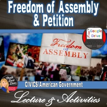 Preview of Freedom of Assembly & Petition |  | Presentation & Activities | Print & Digital