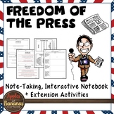 Freedom of the Press - Interactive Note-taking Activities
