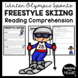 Freestyle Skiing Reading Comprehension Worksheet Winter Ol