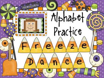 Preview of Freeze Dance Alphabet - Candy Monsters