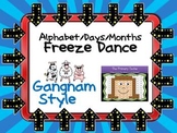 Freeze Dance Alphabet/Days/Months - Gangnam Style