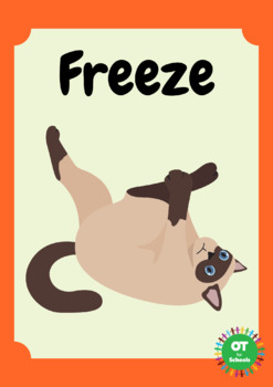 PE Games: Yoga Freeze Dance - Halloween Edition For Grades K-2