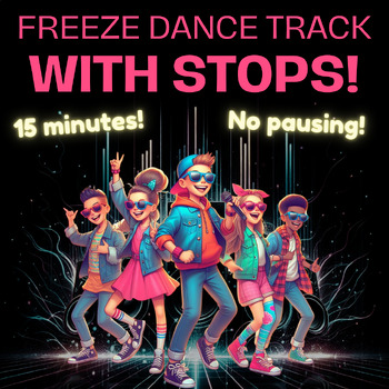 Preview of Freeze Dance Music - WITH STOPS! (mp3 Download)