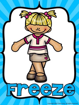 Freeze Dance Game (Any Subject) (32 poses!), Distance Learning